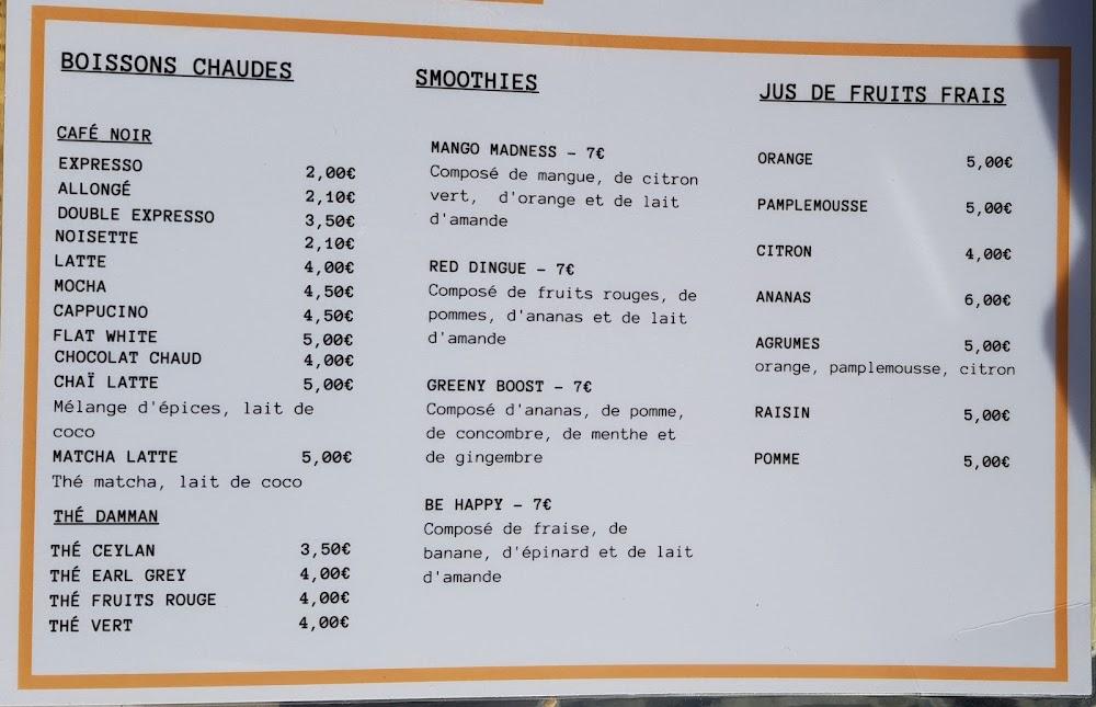 Awa cafe - Menu Image 4